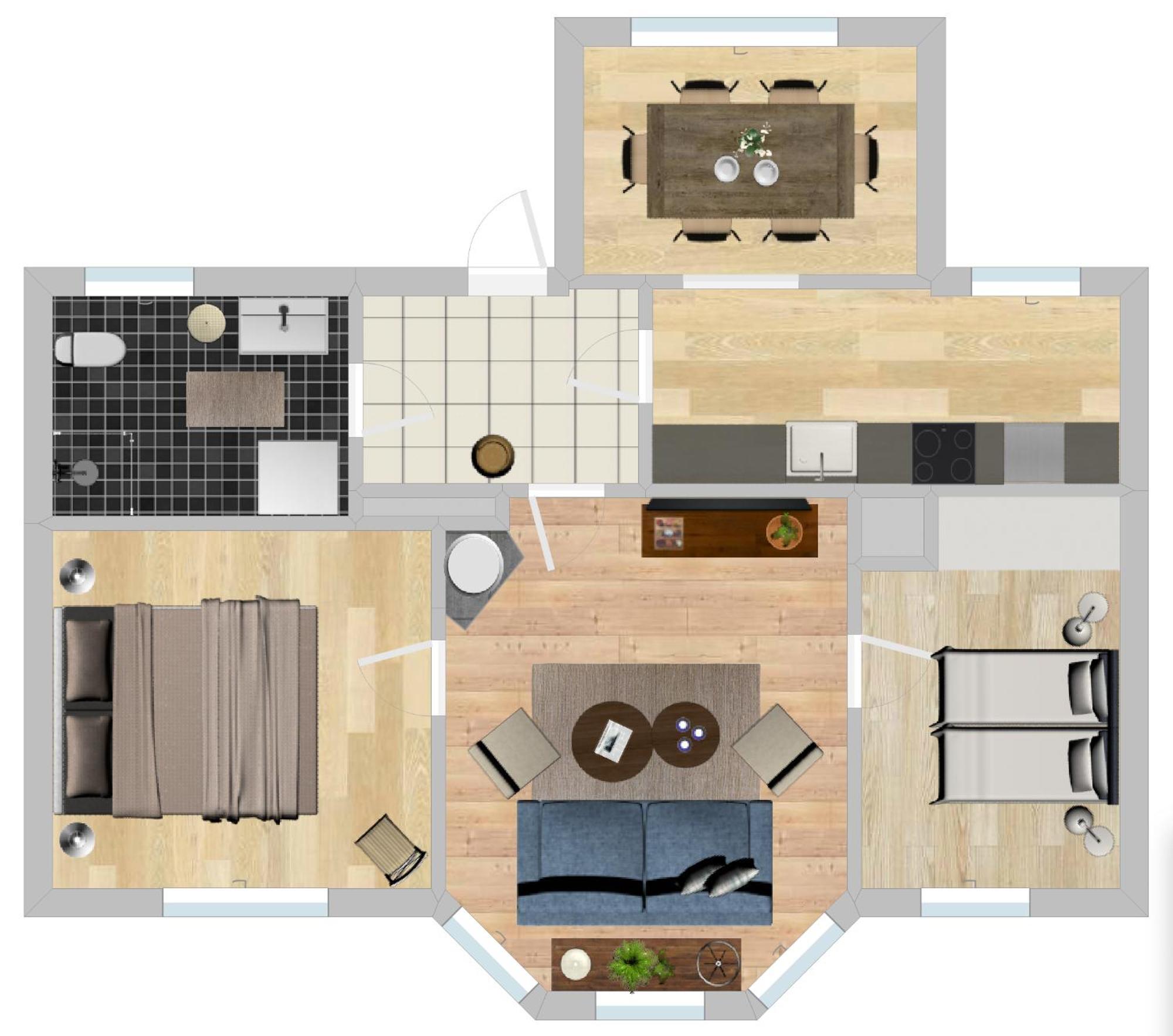 박스홀름 Bla Huset 아파트 외부 사진